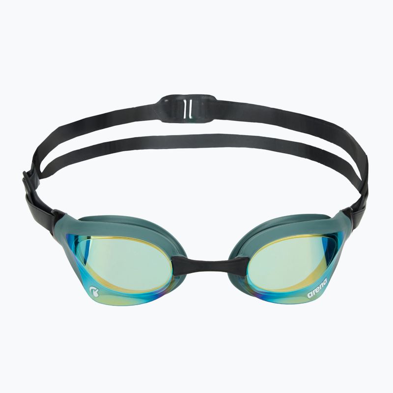 Plaukimo akiniai arena Cobra Swipe Mirror aqua/sage/black 2