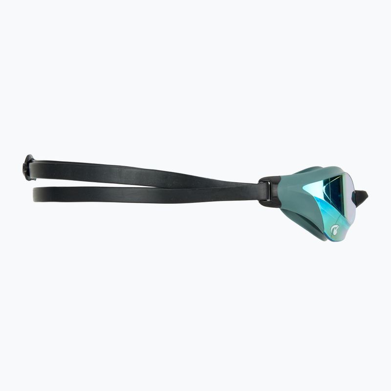 Plaukimo akiniai arena Cobra Swipe Mirror aqua/sage/black 3