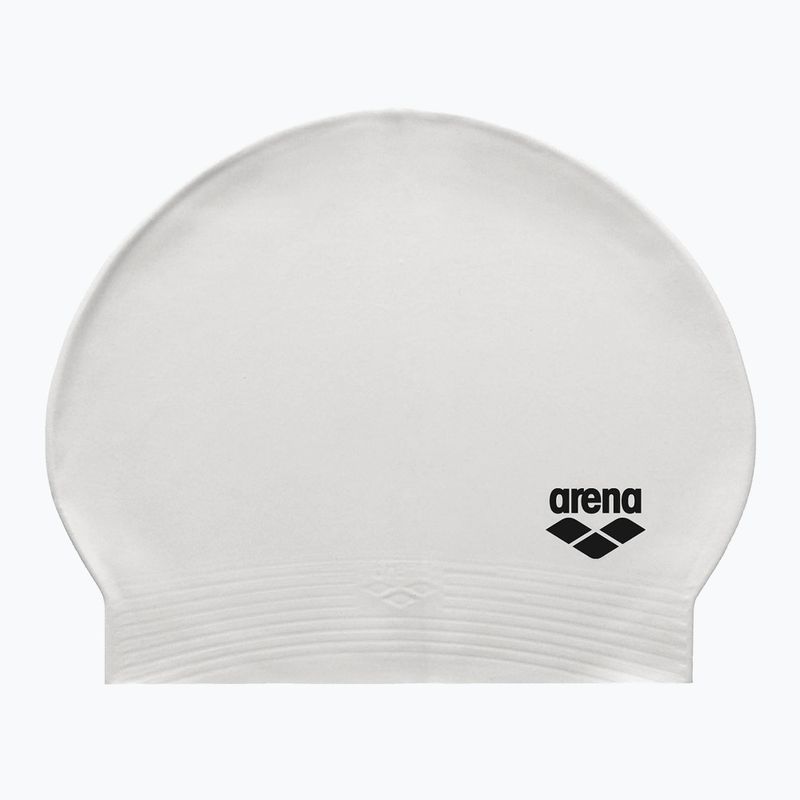 Plaukimo kepuraitė arena Soft Latex II white/black