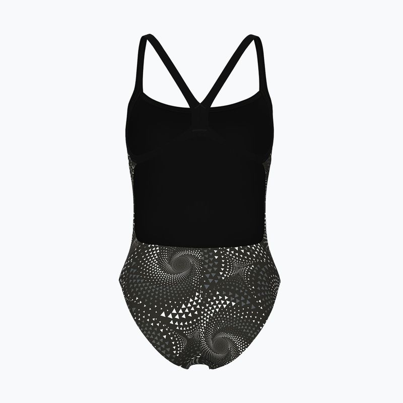 Moteriškas vientisas maudymosi kostiumėlis arena Fireflow Challenge Back black/team black 2