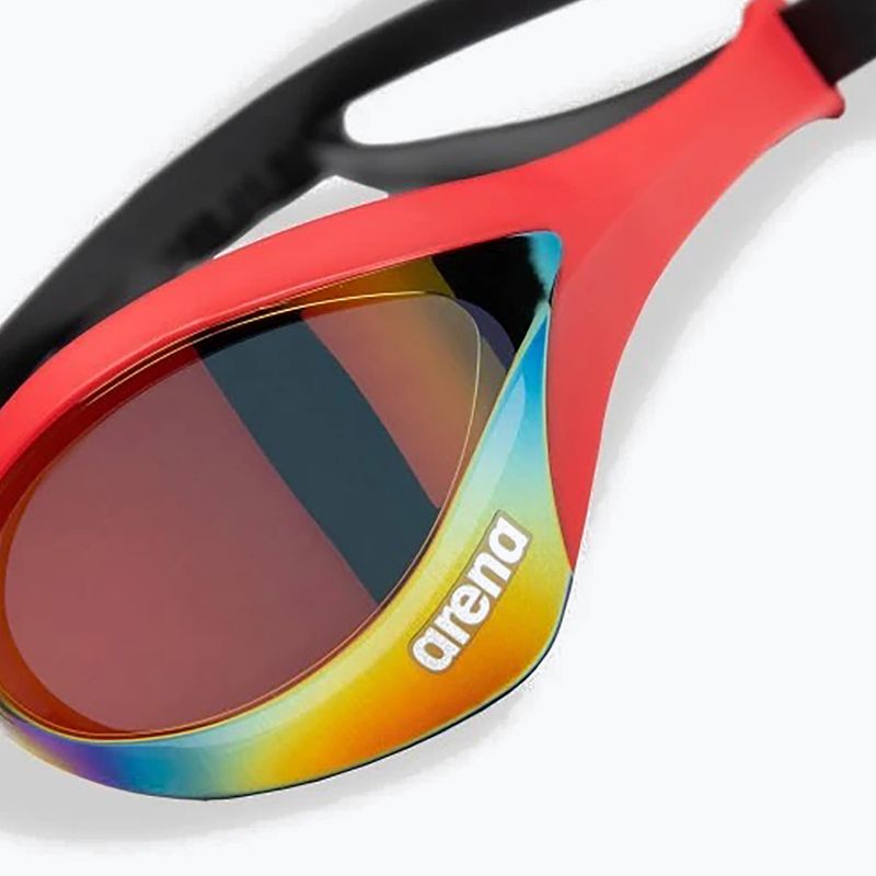 Plaukimo akiniai arena Cobra Ultra Swipe Mirror gold/red 5