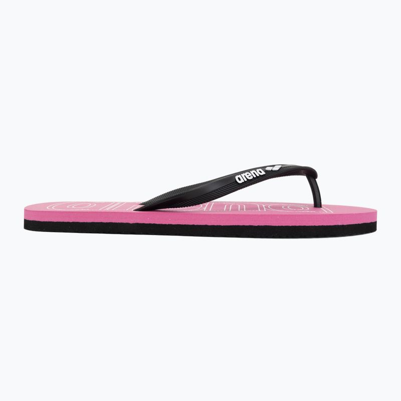 Šlepetės per pirštą arena Flip Flop shocking pink 2