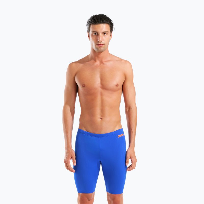 Vyriški plaukimo šortai arena Team Swim Jammer Solid neon blue/team orange 5