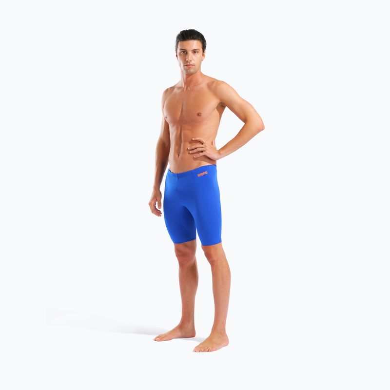 Vyriški plaukimo šortai arena Team Swim Jammer Solid neon blue/team orange 6