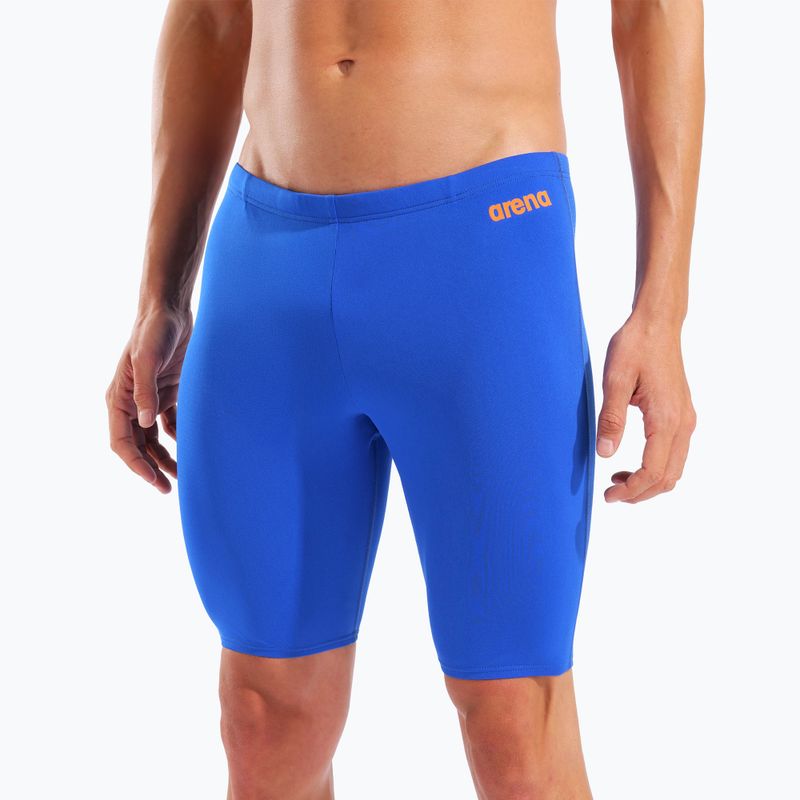 Vyriški plaukimo šortai arena Team Swim Jammer Solid neon blue/team orange 9