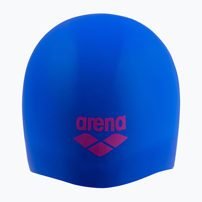 Plaukimo kepuraitė arena Long Hair neon blue/shocking pink 3