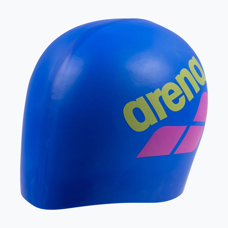 Plaukimo kepuraitė arena Big Logo neon blue/shocking pink/yellow star 3