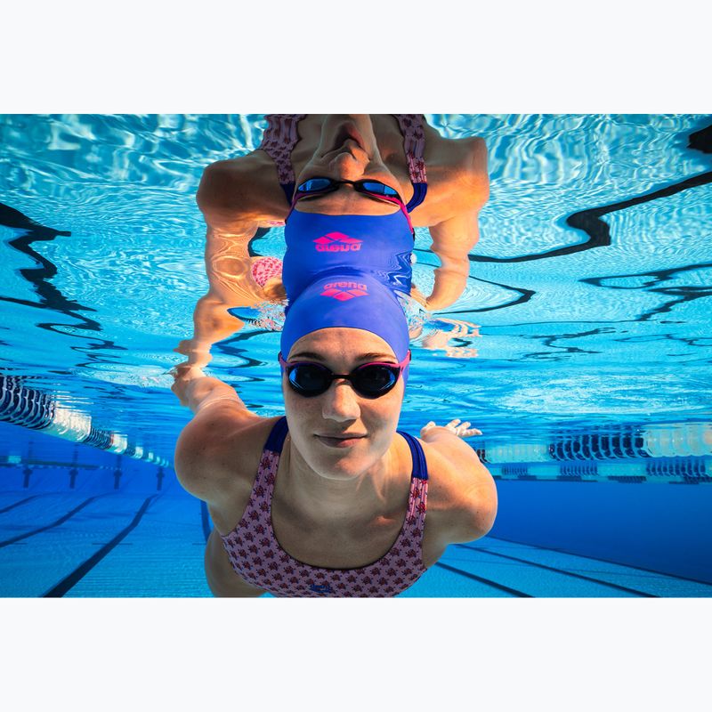 Plaukimo kepuraitė arena Big Logo neon blue/shocking pink/yellow star 8