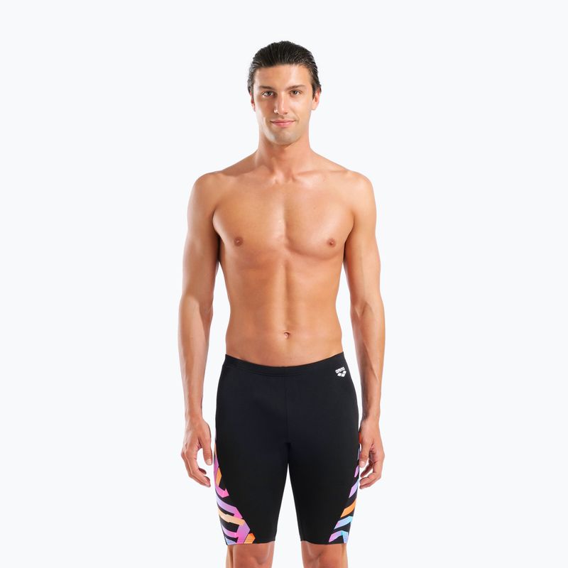 Vyrų plaukimo šortai arena Texture Swim black/black multi 5