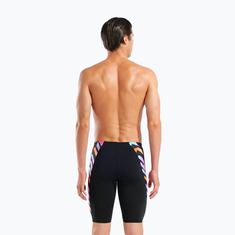 Vyrų plaukimo šortai arena Texture Swim black/black multi 7