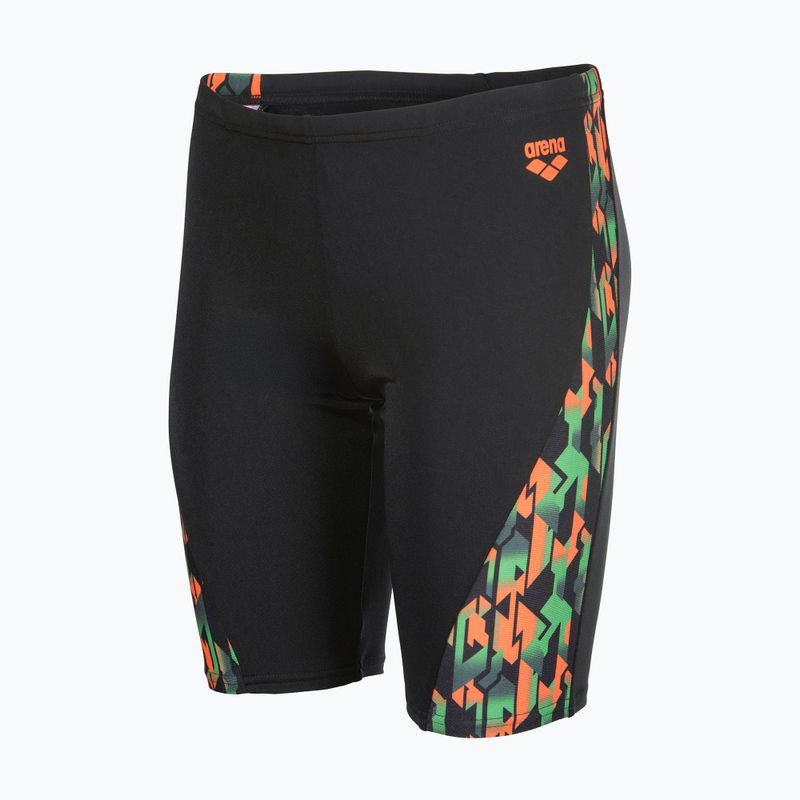 Vaikiškos plaukimo glaudės arena Print Swim black/orange multi 3