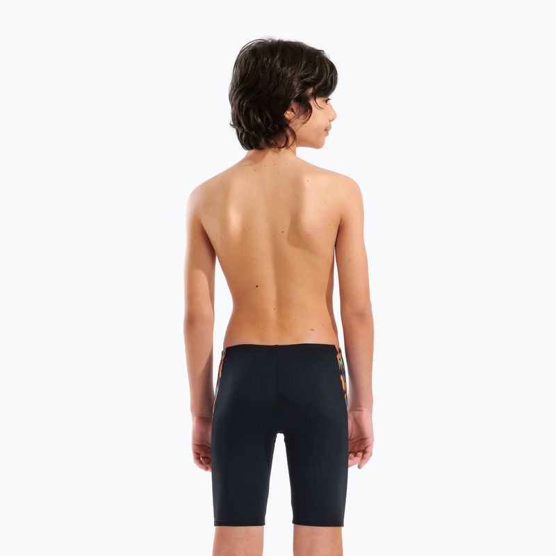 Vaikiškos plaukimo glaudės arena Print Swim black/orange multi 8