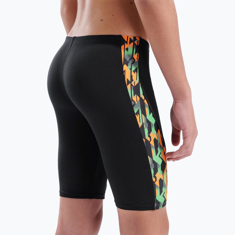 Vaikiškos plaukimo glaudės arena Print Swim black/orange multi 10