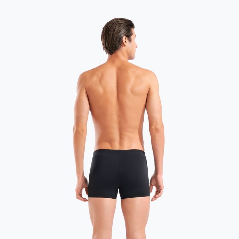 Vyriškos plaukimo trumpikės arena Graphic Swim Short black/turquoise 7