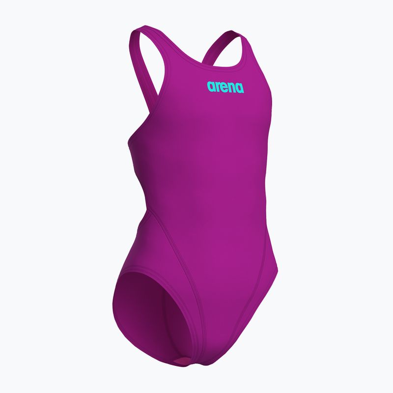 Vaikiškas vientisas maudymosi kostiumėlis Arena Team Swim Tech Solid very fuchsia/water 4