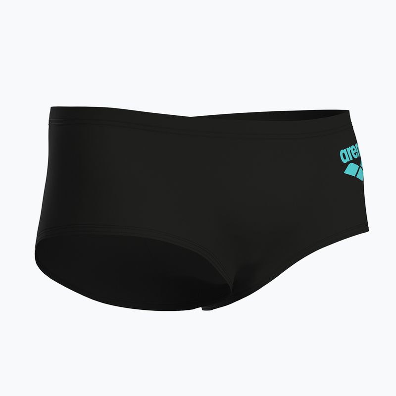 Vyriškos plaukimo trumpikės arena One Low Waist Short Big Logo black/black 4