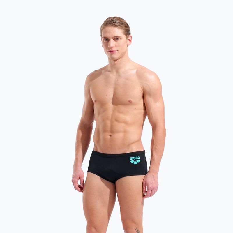 Vyriškos plaukimo trumpikės arena One Low Waist Short Big Logo black/black 5