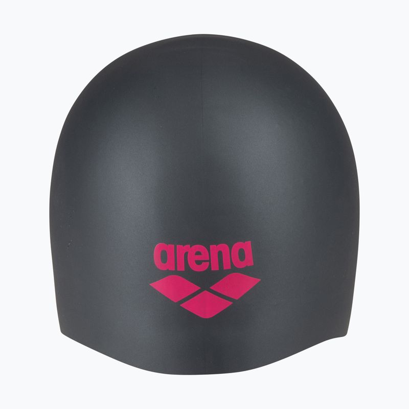 Plaukimo kepuraitė arena Long Hair asphalt/pink 3