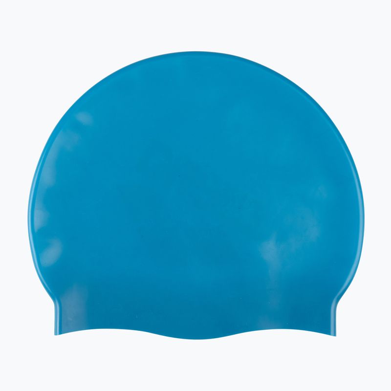 Plaukimo kepuraitė arena Big Logo blue cosmo/artic lime 2