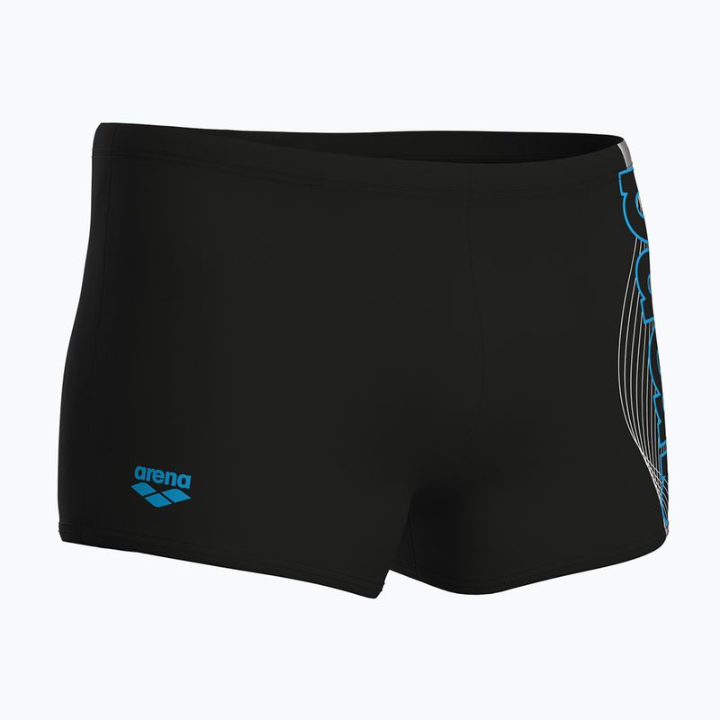 Vyriškos plaukimo trumpikės arena Basic Swim Short black/turquoise 4