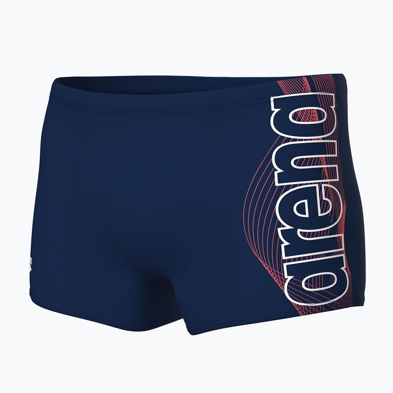 Vyriškos plaukimo trumpikės arena Basic Swim Short navy/white 3