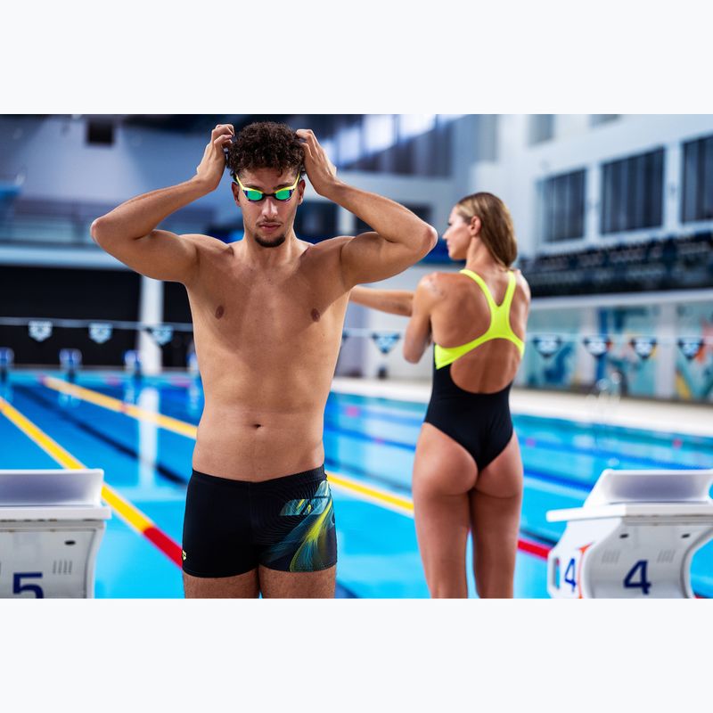 Vyriškos plaukimo trumpikės arena Jellyfish Swim Short black/multi 6