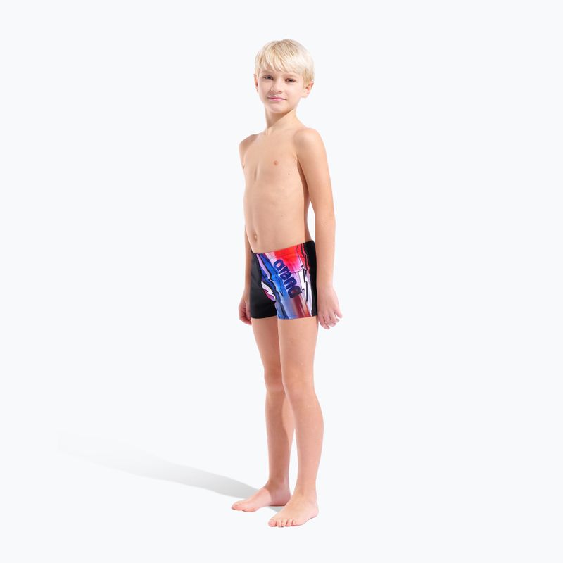 Berniukų maudymosi trumpikės arena Loud Swim Short black/multi 2