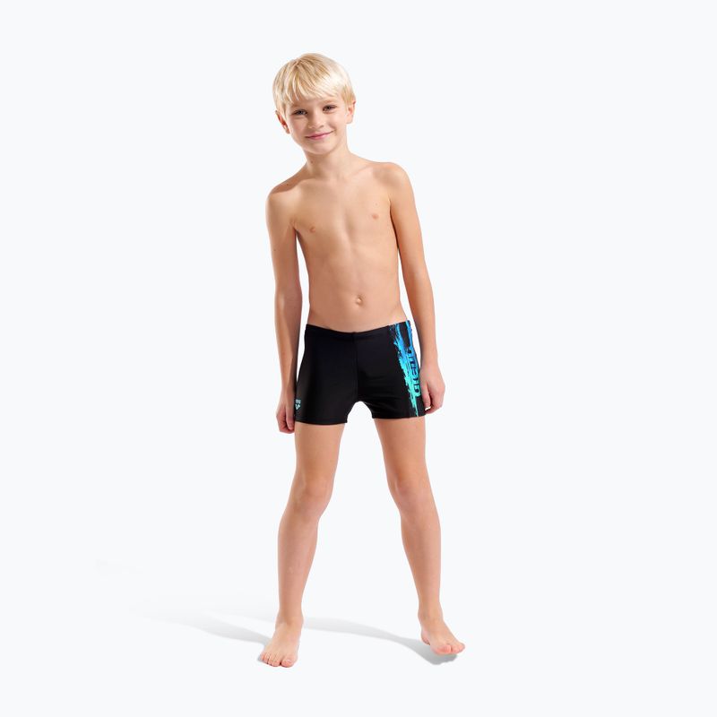 Berniukų maudymosi trumpikės arena Loud Swim Short black/black multi 6