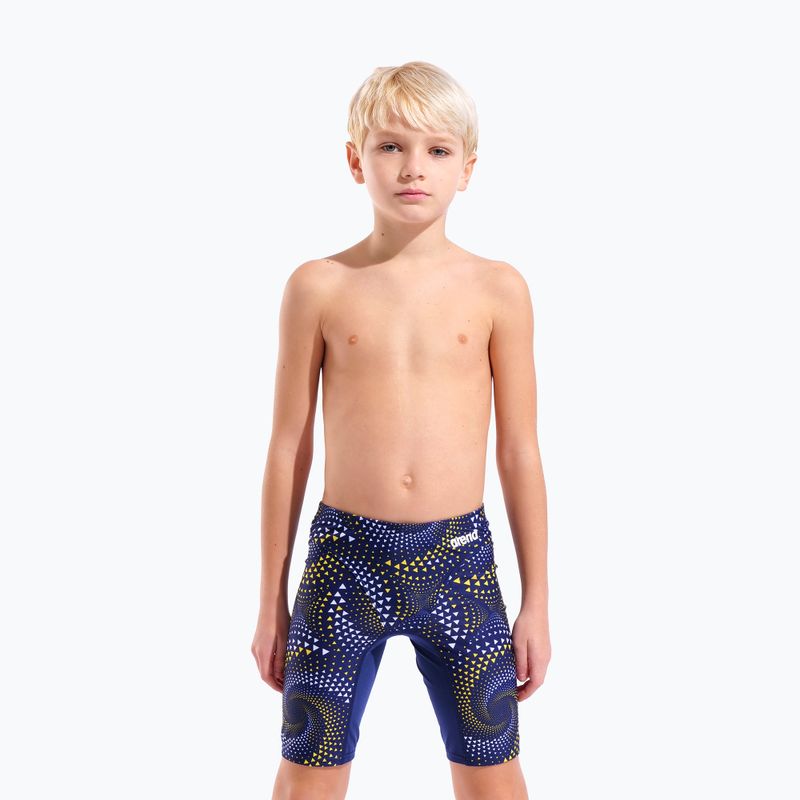 Vaikiški plaukimo šortai arena Fireflow Swim Jammer navy/team navy yellow 5