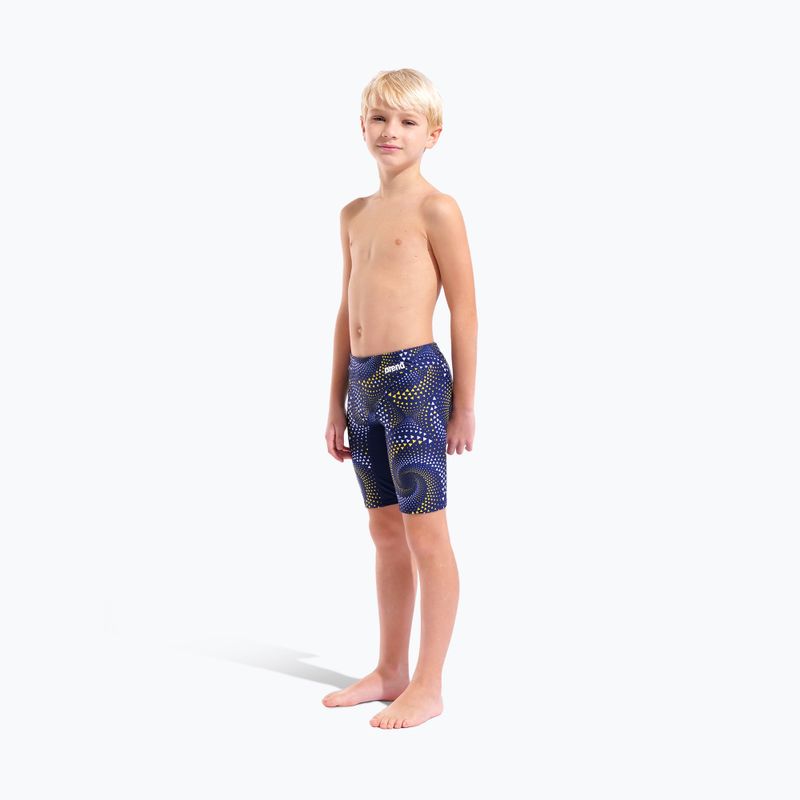 Vaikiški plaukimo šortai arena Fireflow Swim Jammer navy/team navy yellow 6