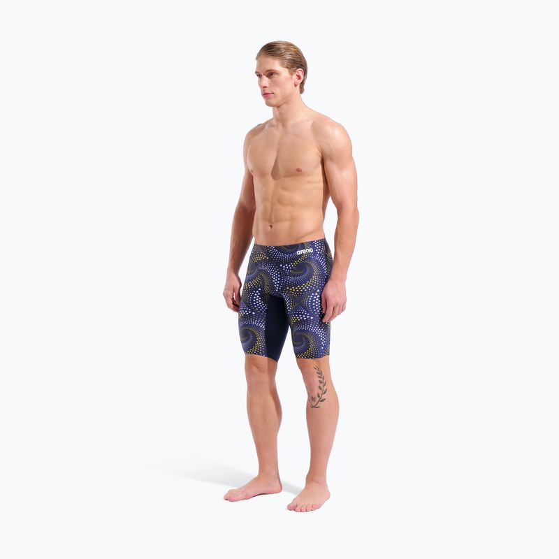 Vyriški plaukimo šortai arena Fireflow Swim Jammer navy/tteam navy yellow 6