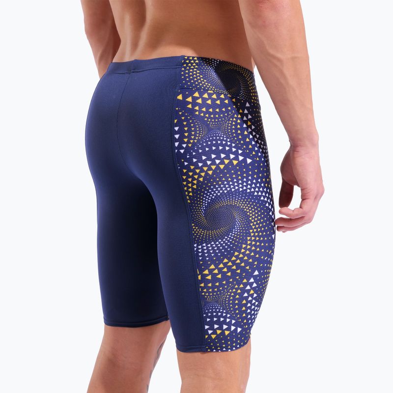 Vyriški plaukimo šortai arena Fireflow Swim Jammer navy/tteam navy yellow 9