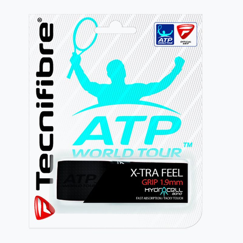 Tecnifibre X-Tra Feel teniso raketės apvyniojimas juodas 51ATPXFEBK