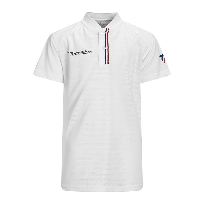 Tecnifibre vaikiški teniso marškinėliai Polo white 22F3VE F3