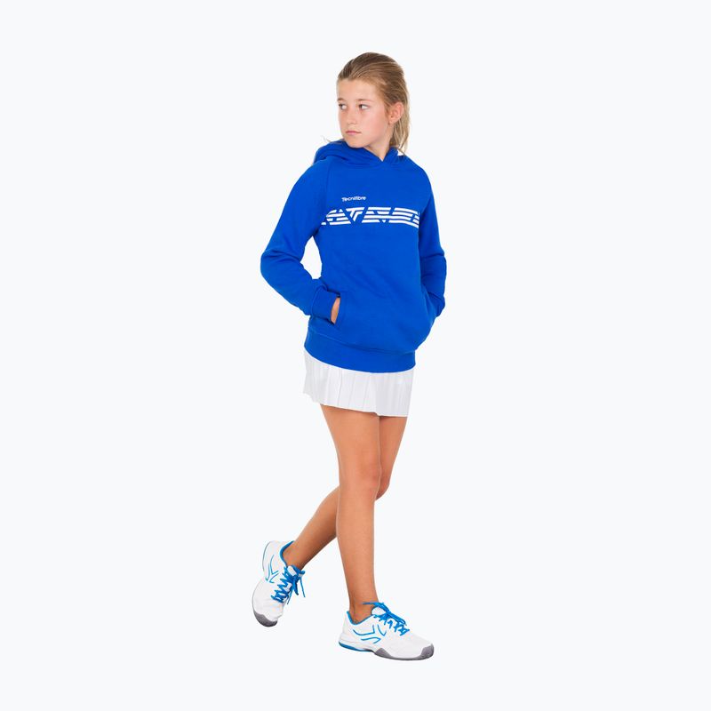 Vaikų teniso džemperis Tecnifibre Fleece Hoodie blue 21LAHORO0B 8