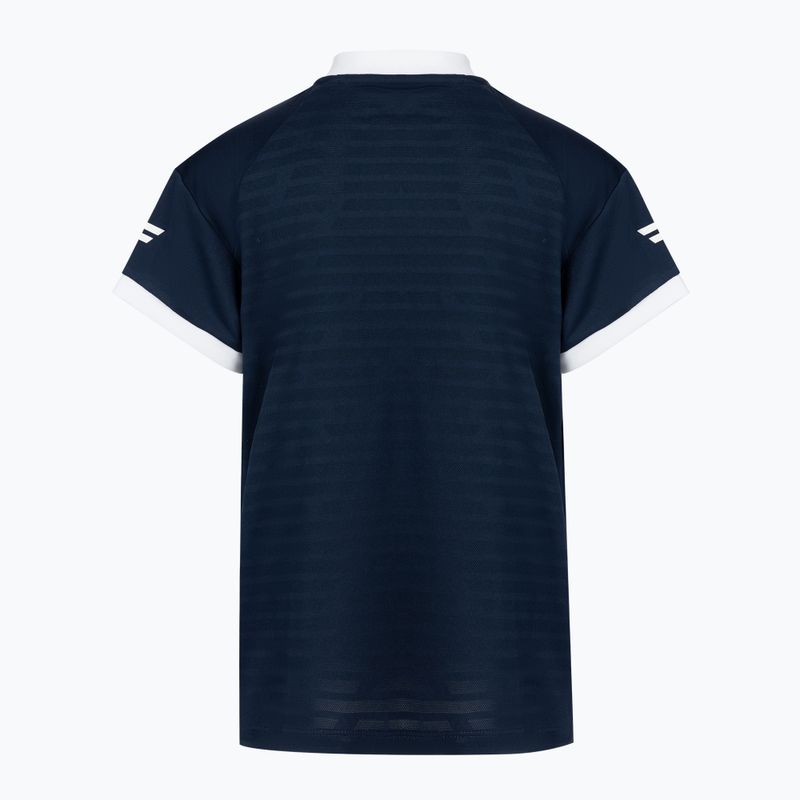 Vaikiški teniso marškinėliai Tecnifibre Polo blue 22F3PO F3 2