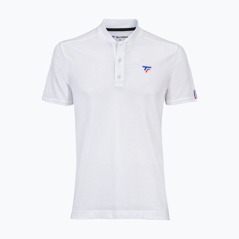 Vyriški teniso marškinėliai Tecnifibre Polo Pique white 25POlOPIQ