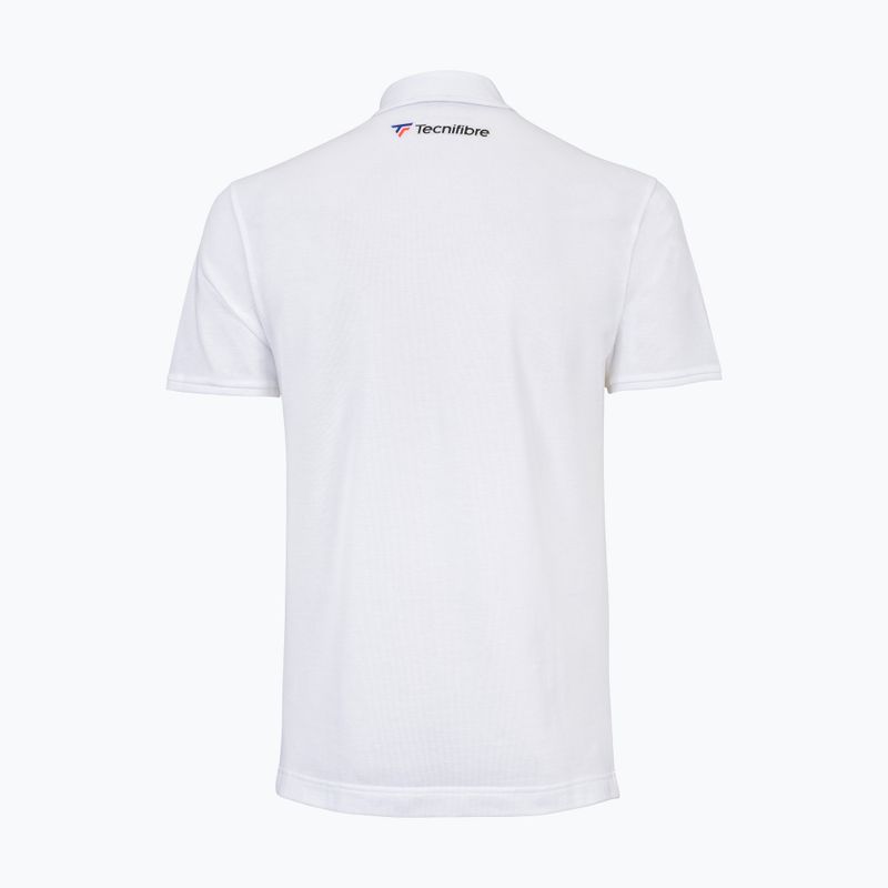 Vyriški teniso marškinėliai Tecnifibre Polo Pique white 25POlOPIQ 2