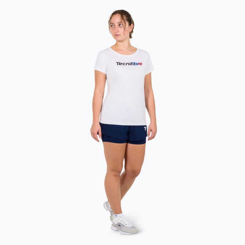 Moteriški marškinėliai Tecnifibre Club Cotton Tee white 2