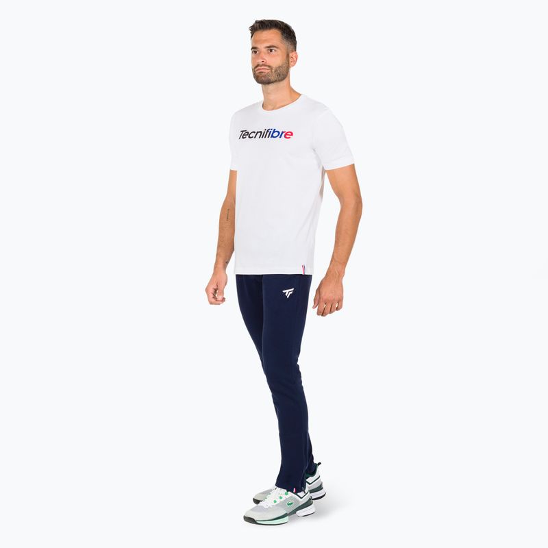 Vyriški marškinėliai Tecnifibre Club Cotton Tee white 2