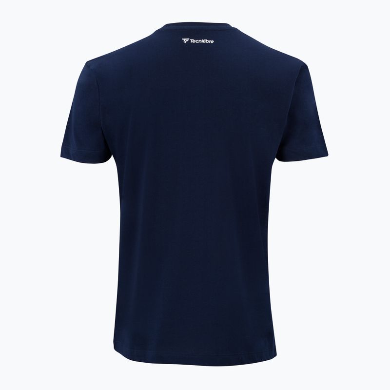 Vyriški marškinėliai Tecnifibre Team Cotton Tee marine 4