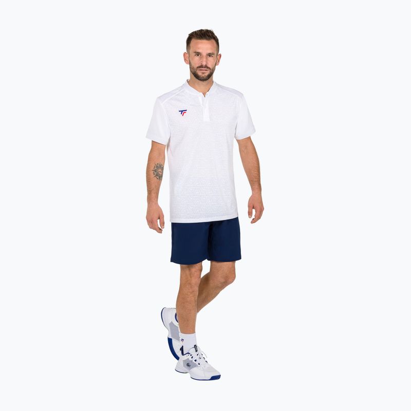 Vyriški teniso polo marškinėliai Tecnifibre Team Mesh white 22MEPOWH34