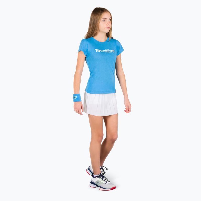 Moteriški marškinėliai Tecnifibre Team Cotton Tee azur 2