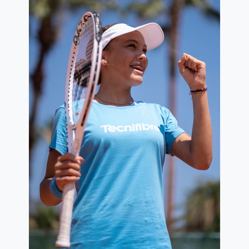 Moteriški marškinėliai Tecnifibre Team Cotton Tee azur 5