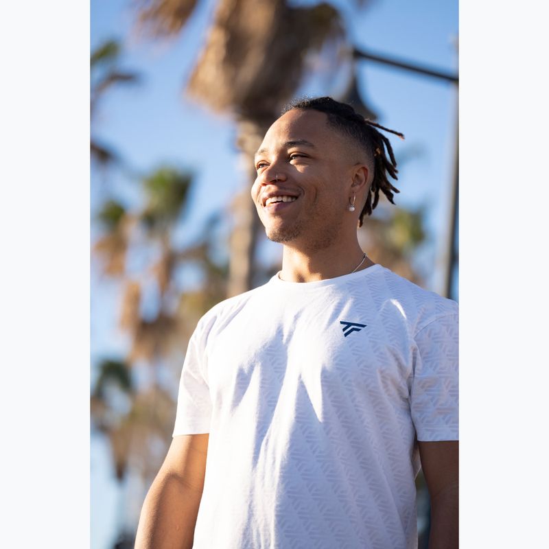 Vyriški teniso marškinėliai Tecnifibre Graphic Tee Stretch white 5