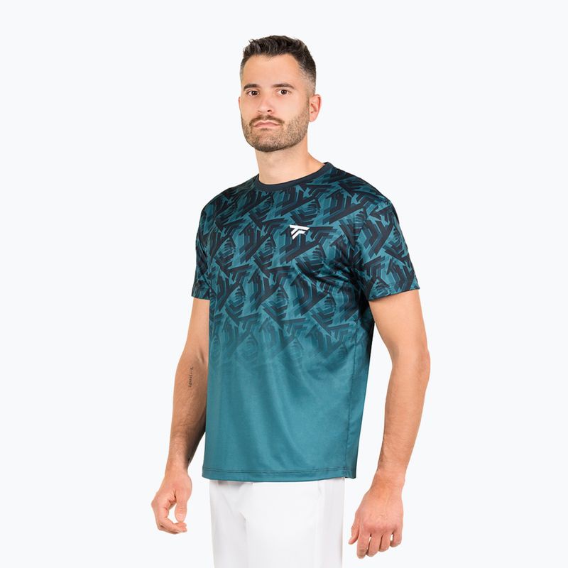 Vyriški teniso marškinėliai Tecnifibre X-Loop Tee teal