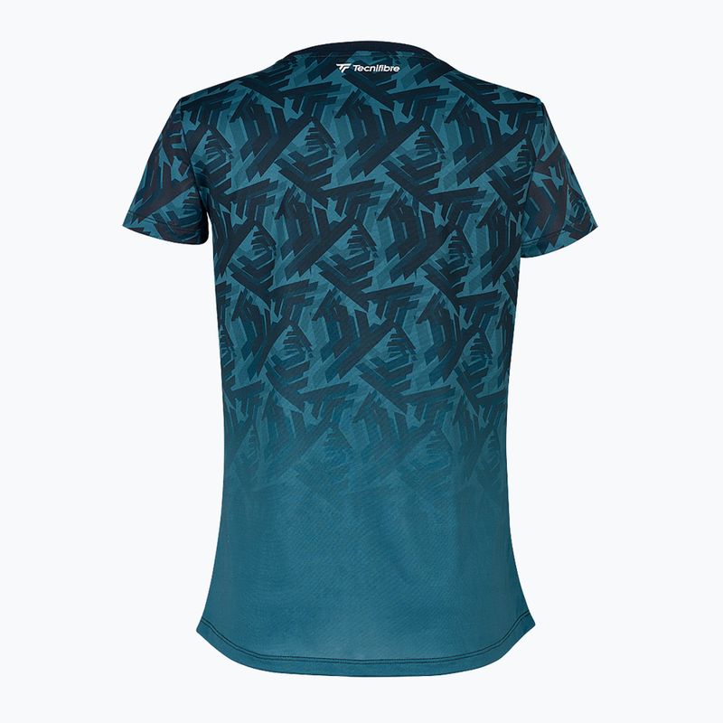 Moteriški teniso marškinėliai Tecnifibre X-Loop Tee teal 2