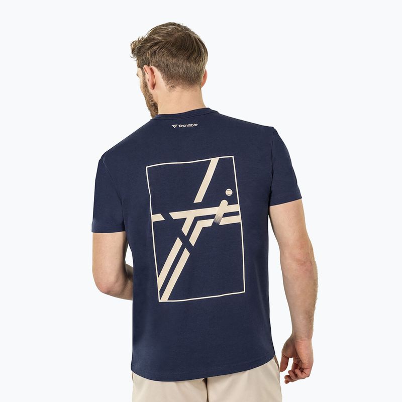 Vyriški marškinėliai Tecnifibre Graphic Tee navy 3