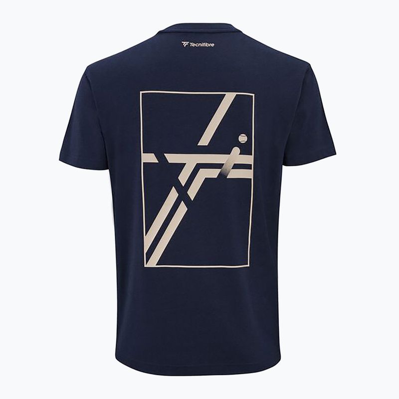 Vyriški marškinėliai Tecnifibre Graphic Tee navy 5