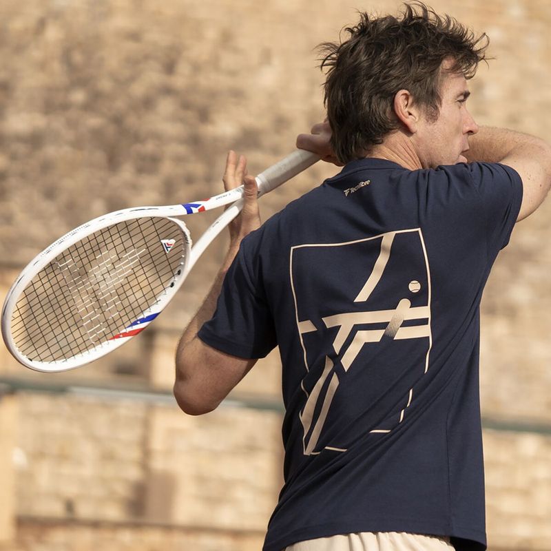 Vyriški marškinėliai Tecnifibre Graphic Tee navy 6